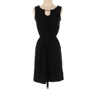 Boho style black dress